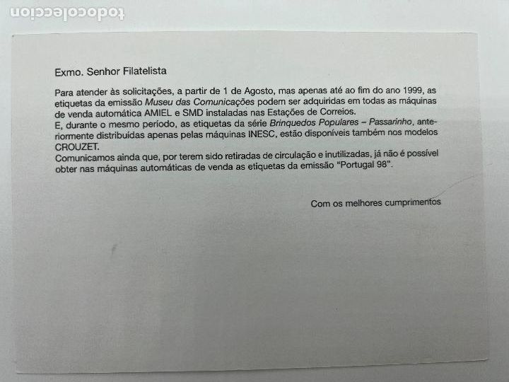 Postales: BILHETE POSTAL CTT CORREIOS. LISBOA - Foto 2