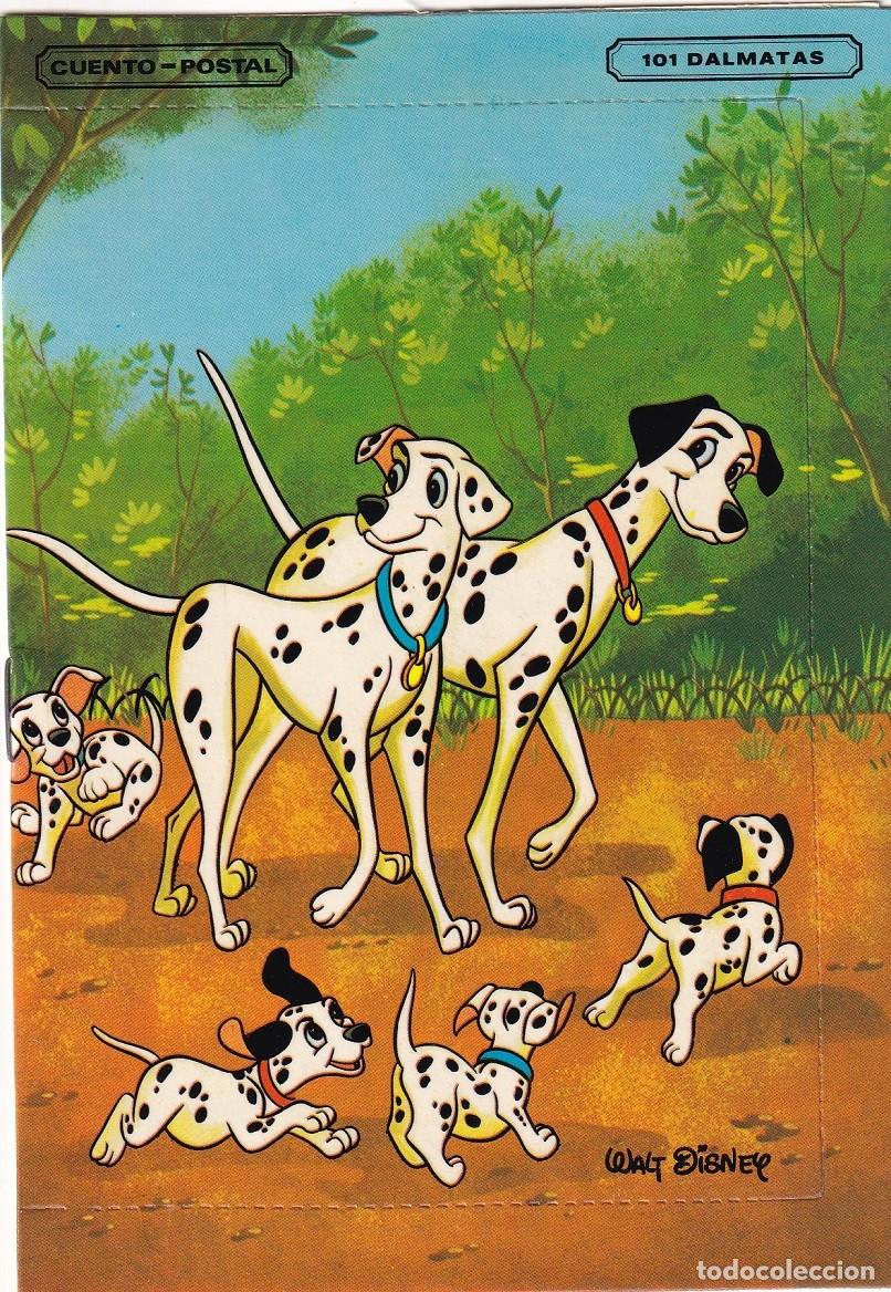 Postales: Cuento-postal - 101 D&aacute;lmatas / Walt Disney - Foto 1