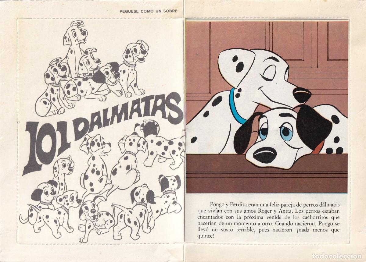 Postales: Cuento-postal - 101 D&aacute;lmatas / Walt Disney - Foto 3