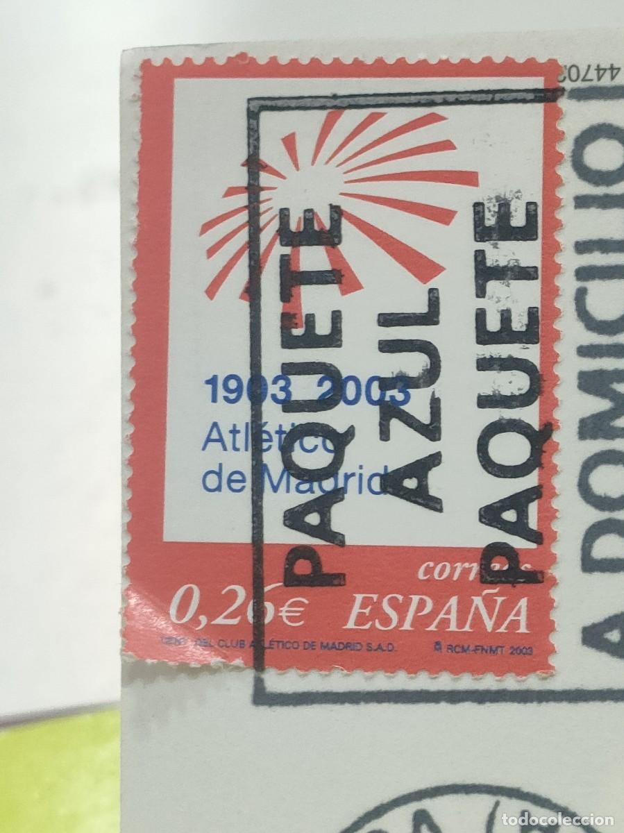 Postales: Postal FUNDACIO LA CAIXA 2003 escrita y Bellamente Sellada - Foto 3