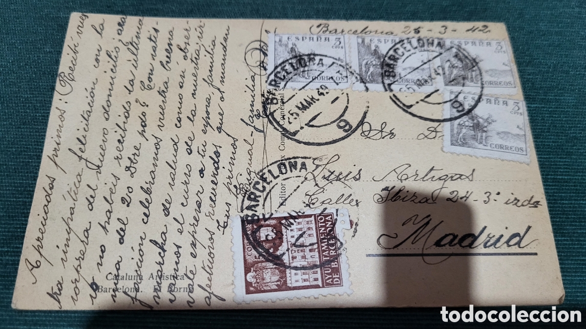 Postales: Tarjeta Postal usada Barcelona - Foto 2