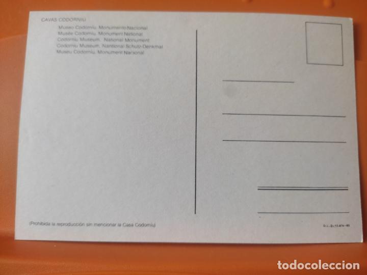 Postales: CODORNIU CAVAS MUSEO 1985 SC POSTAL - Foto 2