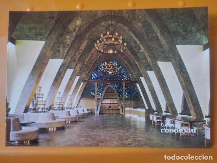Postales: CODORNIU CAVAS SELECCION 1985 BODEGA SALA RECEPCION SC POSTAL - Foto 1