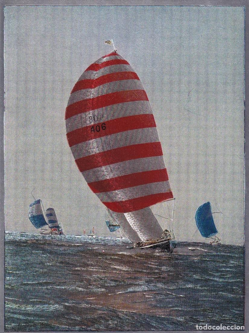 Postkarten: Mar &middot; Barcos &middot; Navegaci&oacute;n a vela &middot; Velero - Warren N&uacute;m. 41 / Efecto plateado
