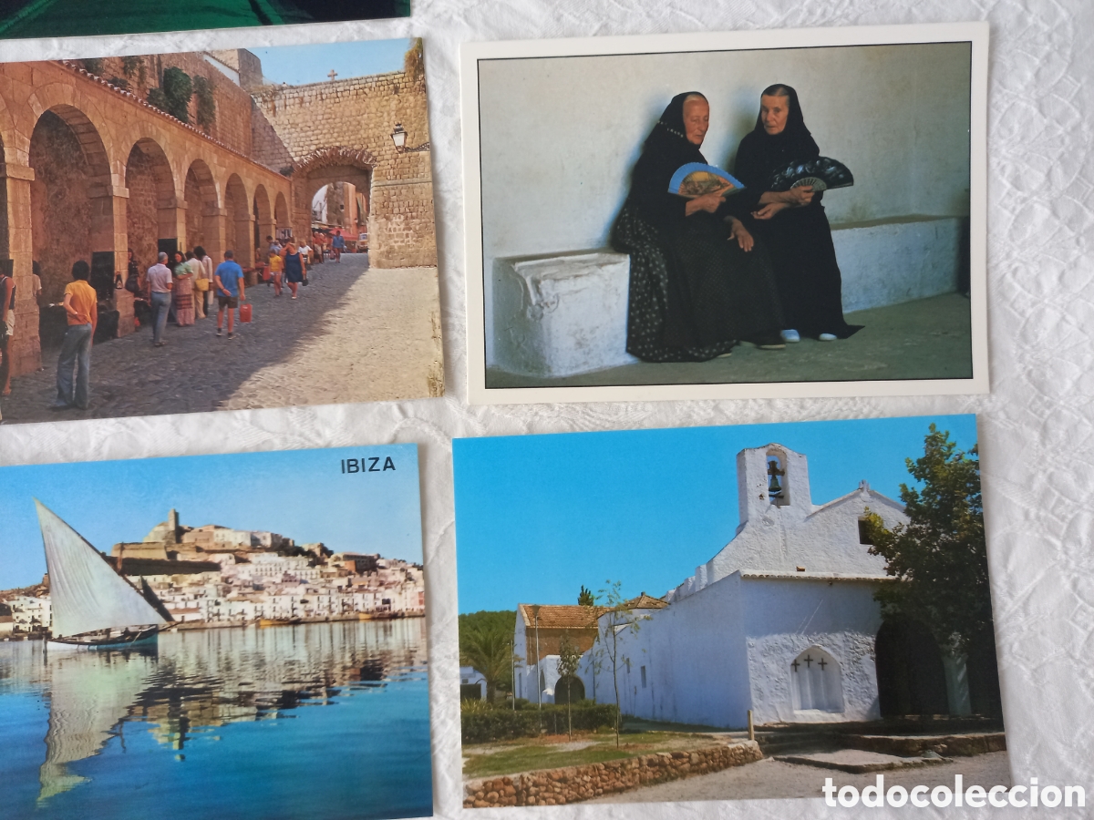 Postales: Lote 8 postales Ibiza sin circular - Foto 5