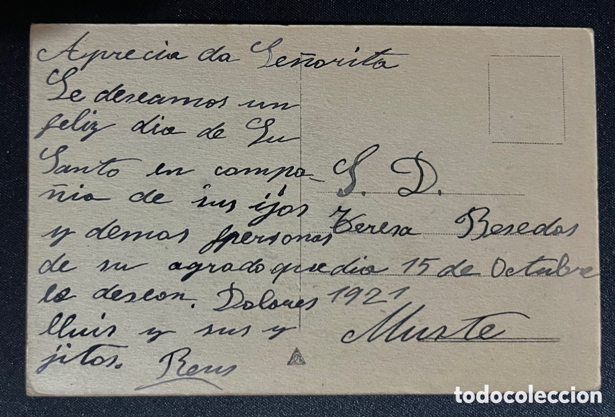 Postales: POSTAL: VISTA CON PALACIOS. CIRCULADA EN 1921 - Foto 2