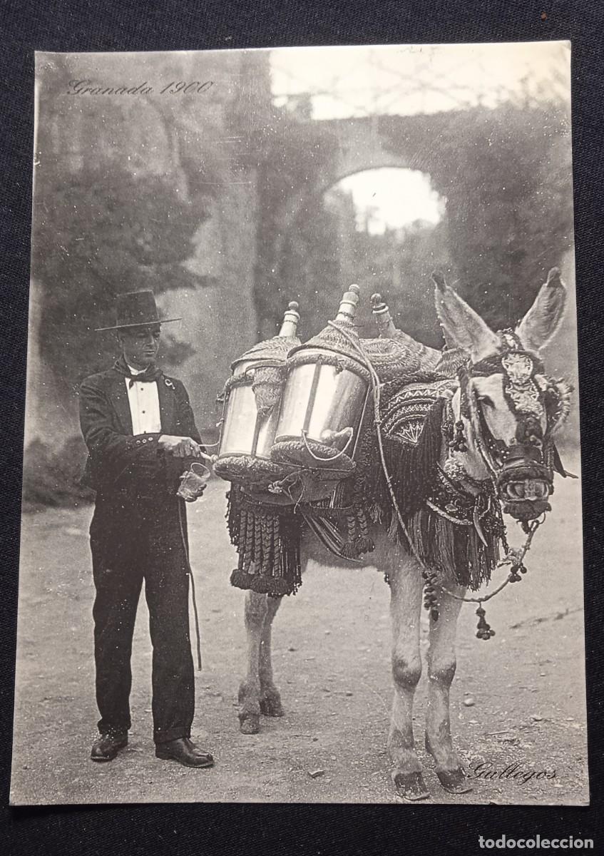 Postales: Antigua postal Granada 1900. - Foto 1
