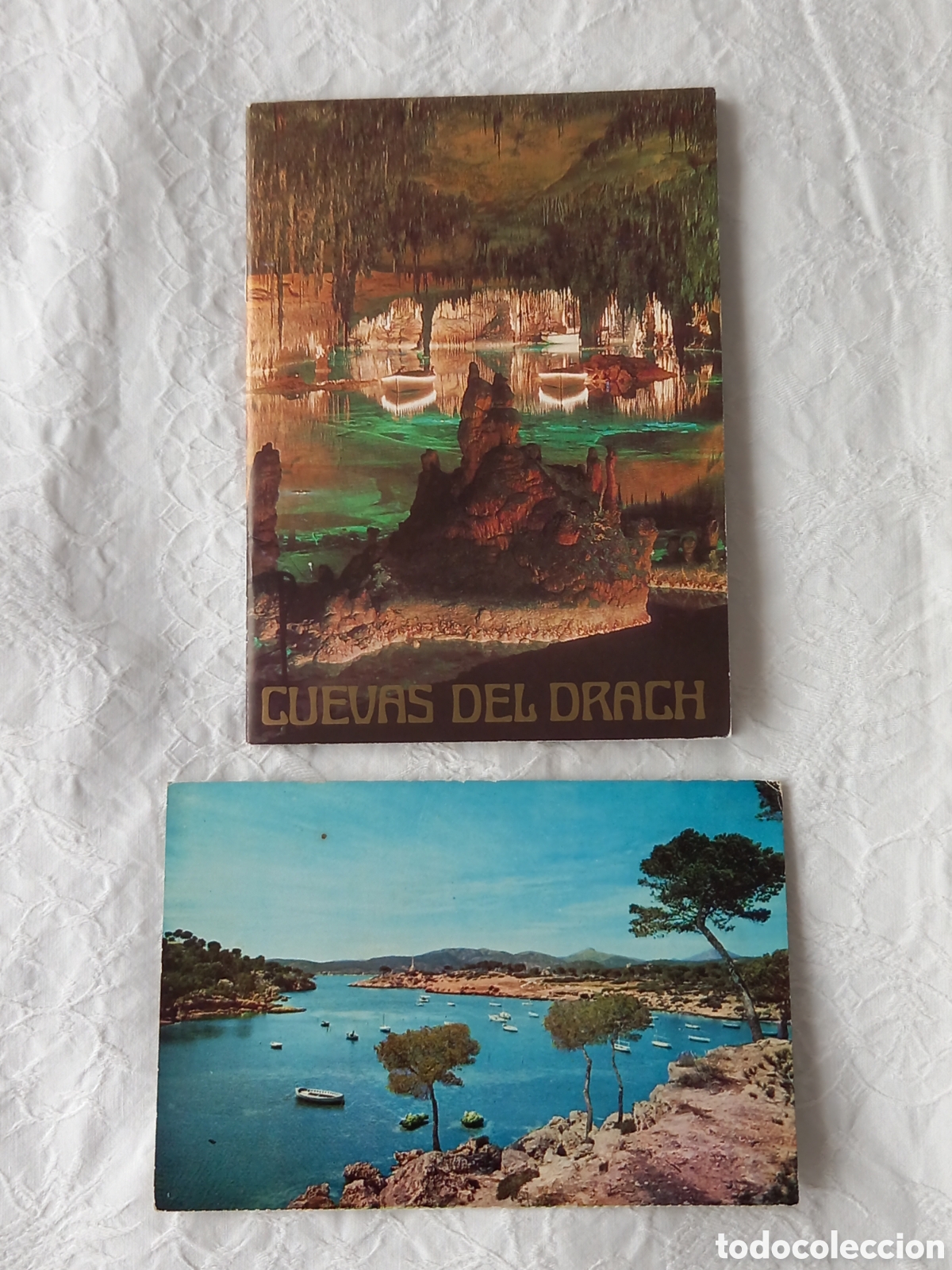 Postales: Las Cuevas del Drach de Luis Ripoll y postal de Mallorca - Foto 1