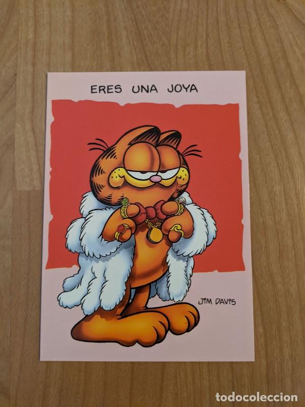 Postales: POSTAL CUMPLEA&Ntilde;OS GARFIELD (MANUSCRITA) - Foto 1
