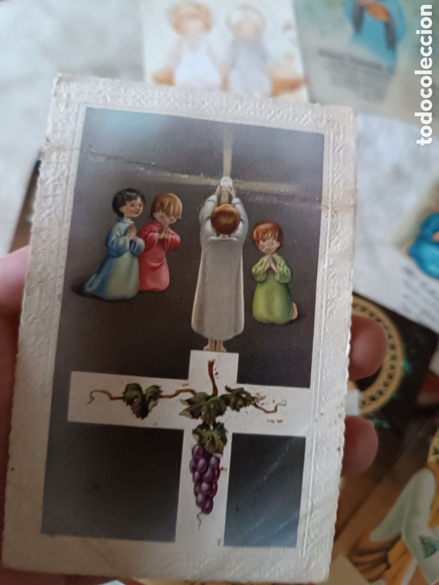 Postales: Lote de recordatorios de comuni&oacute;n - Foto 3