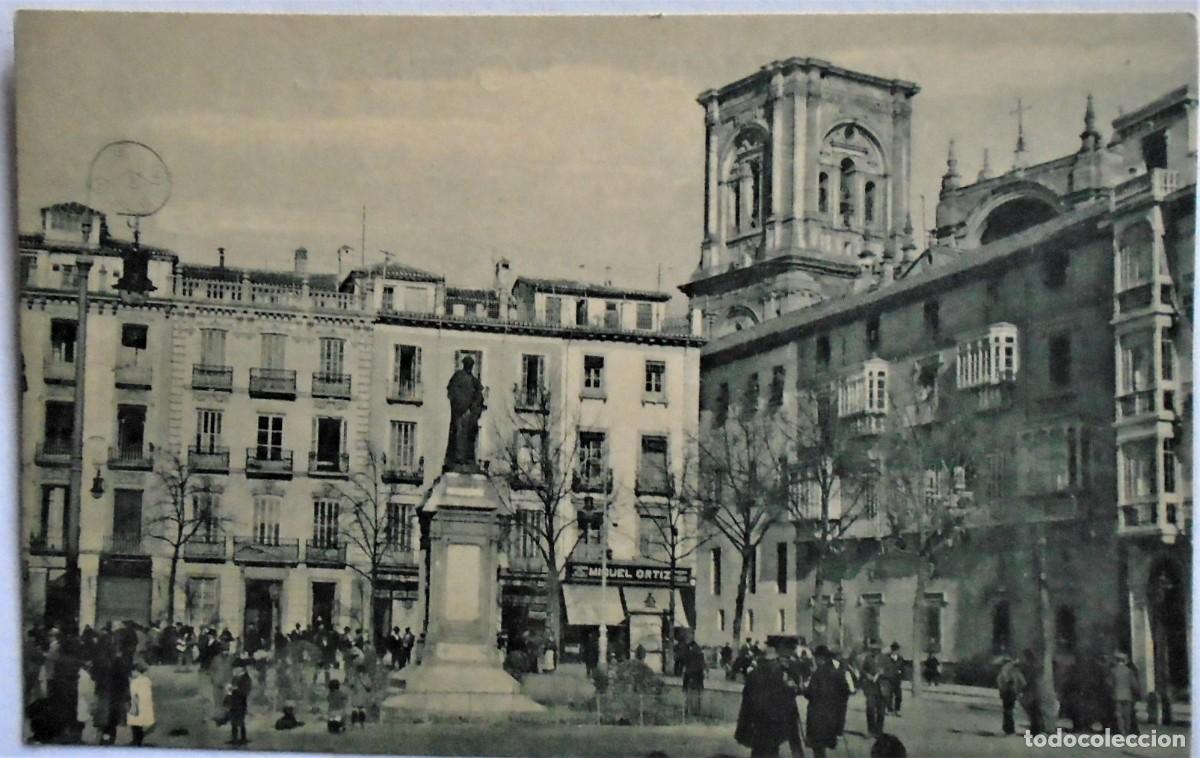 Postales: POSTAL DE GRANADA - PLAZA DE BIB. RAMBLA. - Foto 1