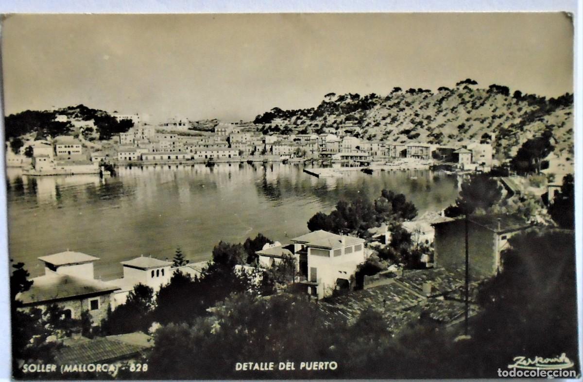 Postales: POSTAL DE SOLLER - MALLORCA - DETALLE DEL PUERTO - Foto 1