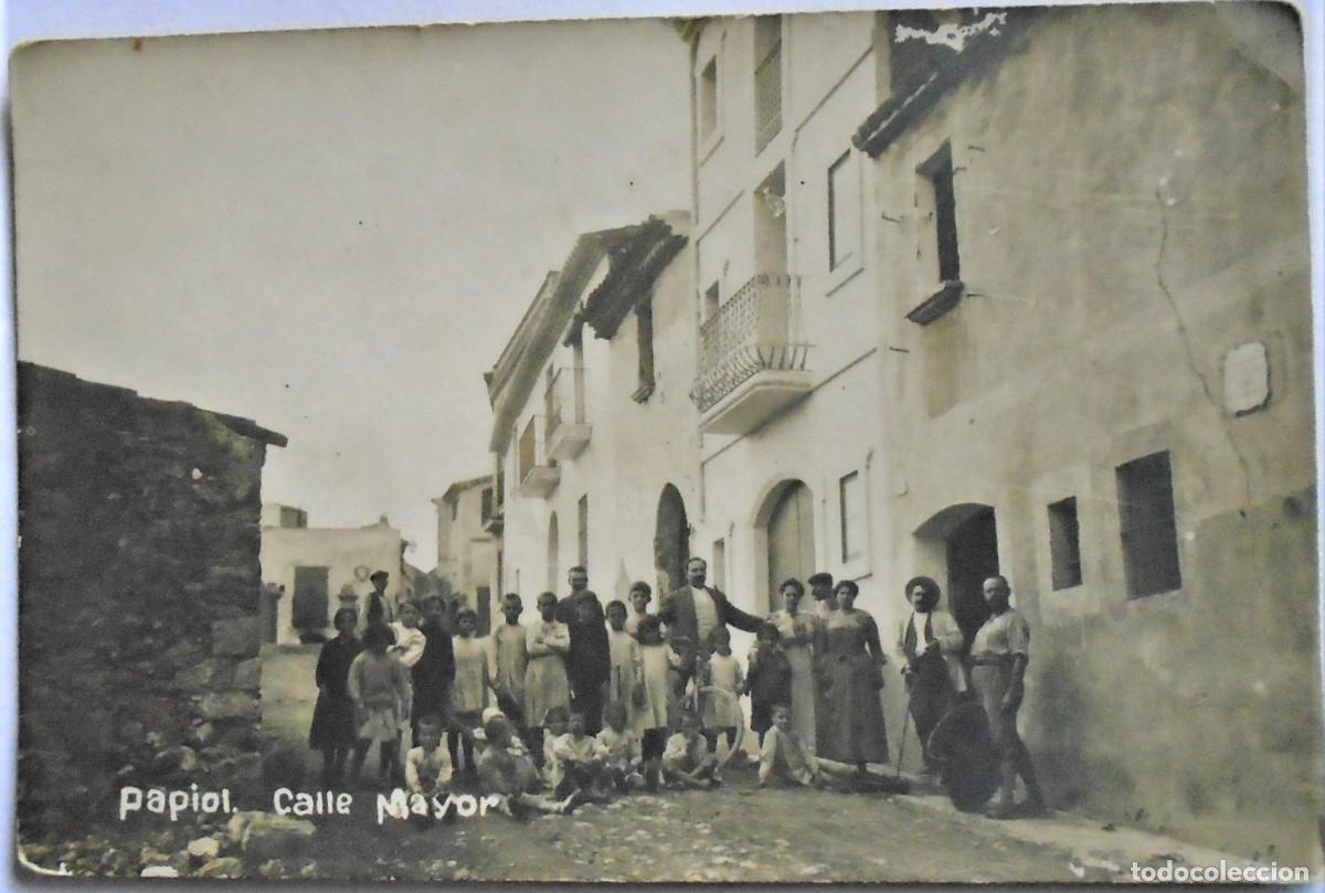 Postales: POSTAL DE PAPIOL - CALLE MALLOR - Foto 1