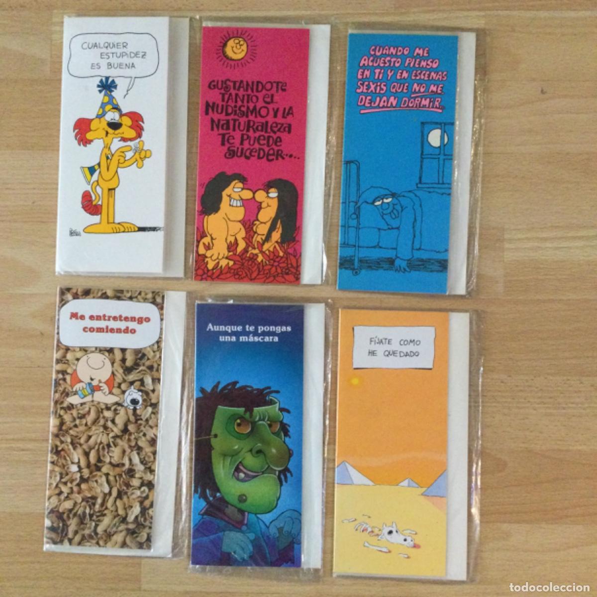 Postkarten: Postales dobles con sobres. Frases simp&aacute;ticas, amor, etc. Busquet. A&ntilde;os 80. NUEVAS