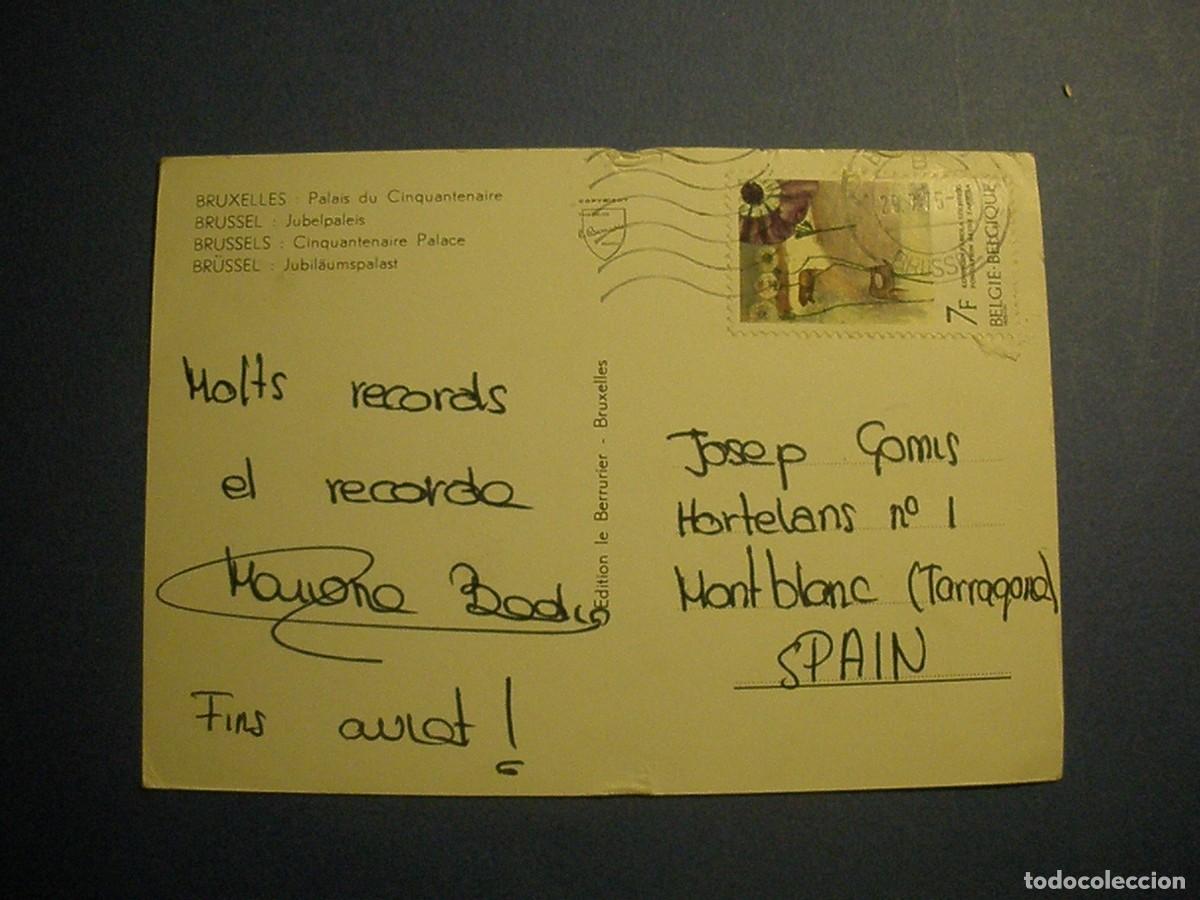 Postales: TARJETA POSTAL - BELGICA, BRUSELAS - PALACIO DE CINQUANTENARIE. - Foto 2