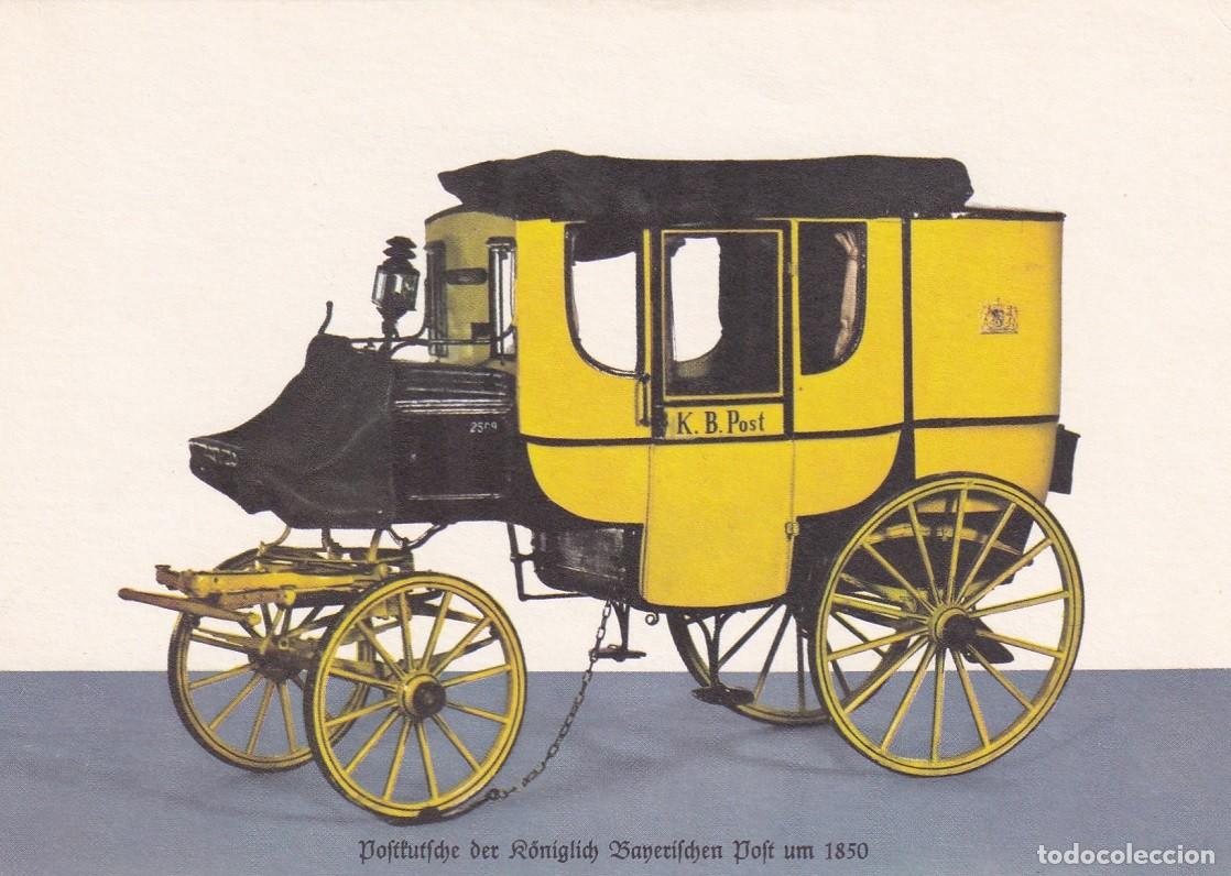 Postales: Postkutsche der K&ouml;niglich Bayerischen Post um 1845 - Foto 1