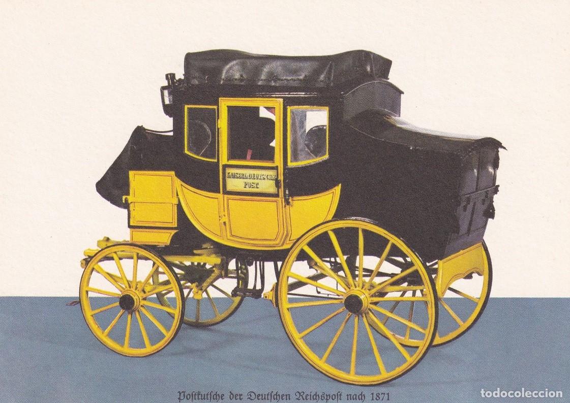 Postales: Post - AK BRD: Postkutsche der Deutschen Reichspost nach 1871 - Foto 1