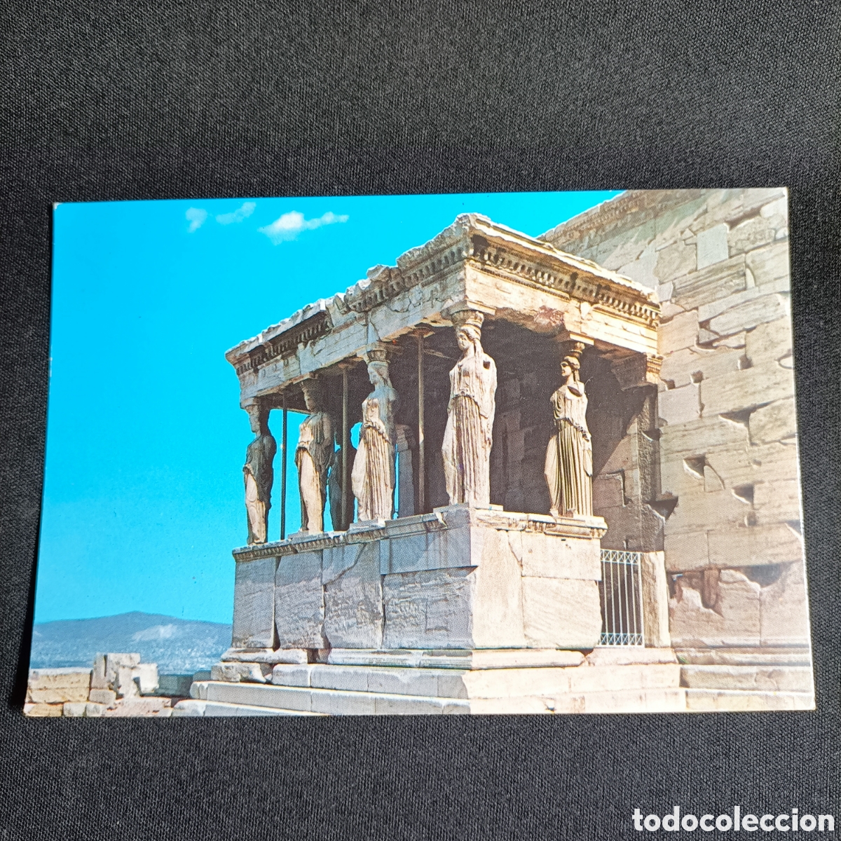 Postales: POSTAL CIRCULADA. Athens. THE Caryatides - Foto 1