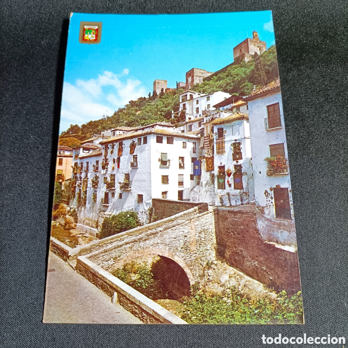 Postales: Postal circulada. N&deg;77 Granada. Carrera del Darto - Foto 1