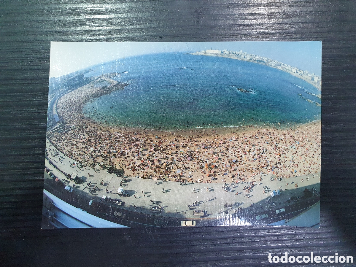 Postales: Postal playa de Riazor. La Coru&ntilde;a. (L76) - Foto 1