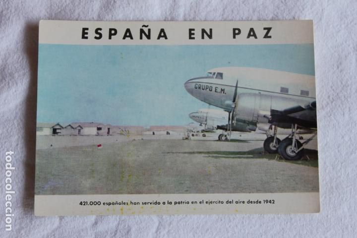 Postales: POSTAL ESPA&Ntilde;OLES HAN SERVIDO A LA PATRIA EN EL EJERCITO DEL AIRE ESPA&Ntilde;A EN PAZ 1964