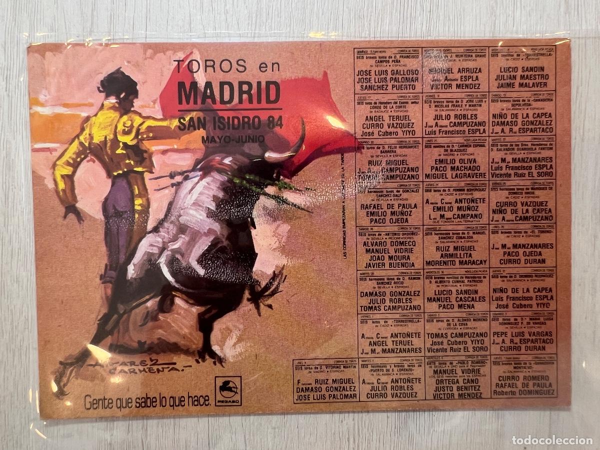 Postales: POSTAL TOROS. TOROS EN MADRID. SAN ISIDRO 84 - Foto 1