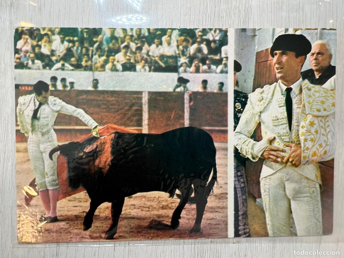 Postales: POSTAL TOROS. LUIS MIGUEL DOMINGUIN. REMATE DE MULETA - Foto 1