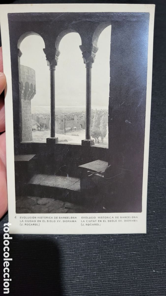Postales: Tarjeta Postal Barcelona Diorama - Foto 1