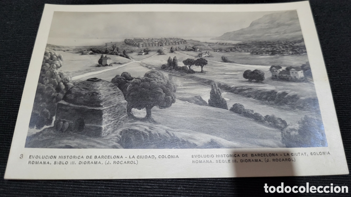 Postales: Tarjeta Postal Barcelona Diorama - Foto 1