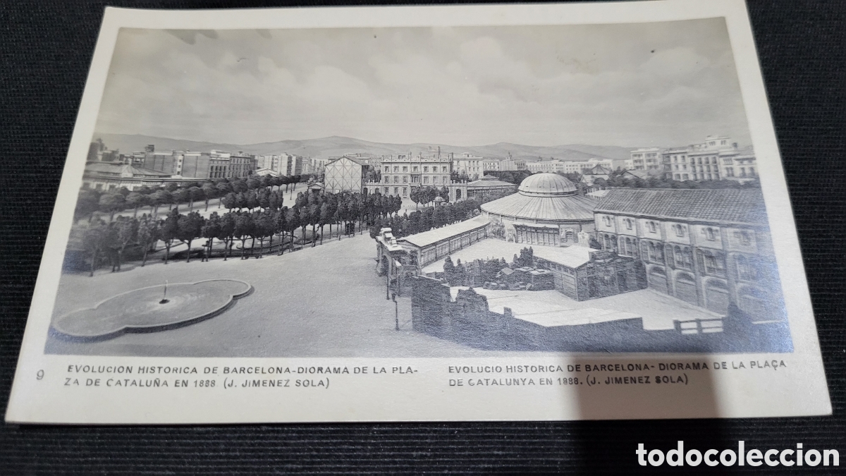 Postales: Tarjeta Postal Barcelona Diorama - Foto 1