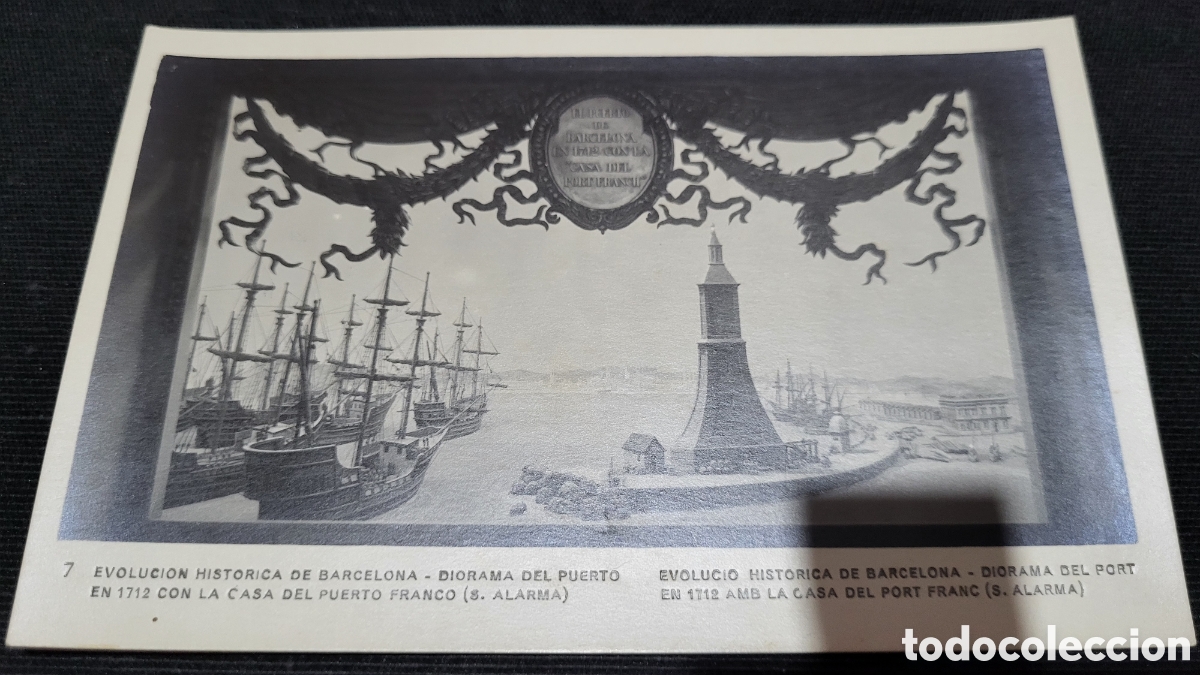 Postales: Tarjeta Postal Barcelona Diorama - Foto 1