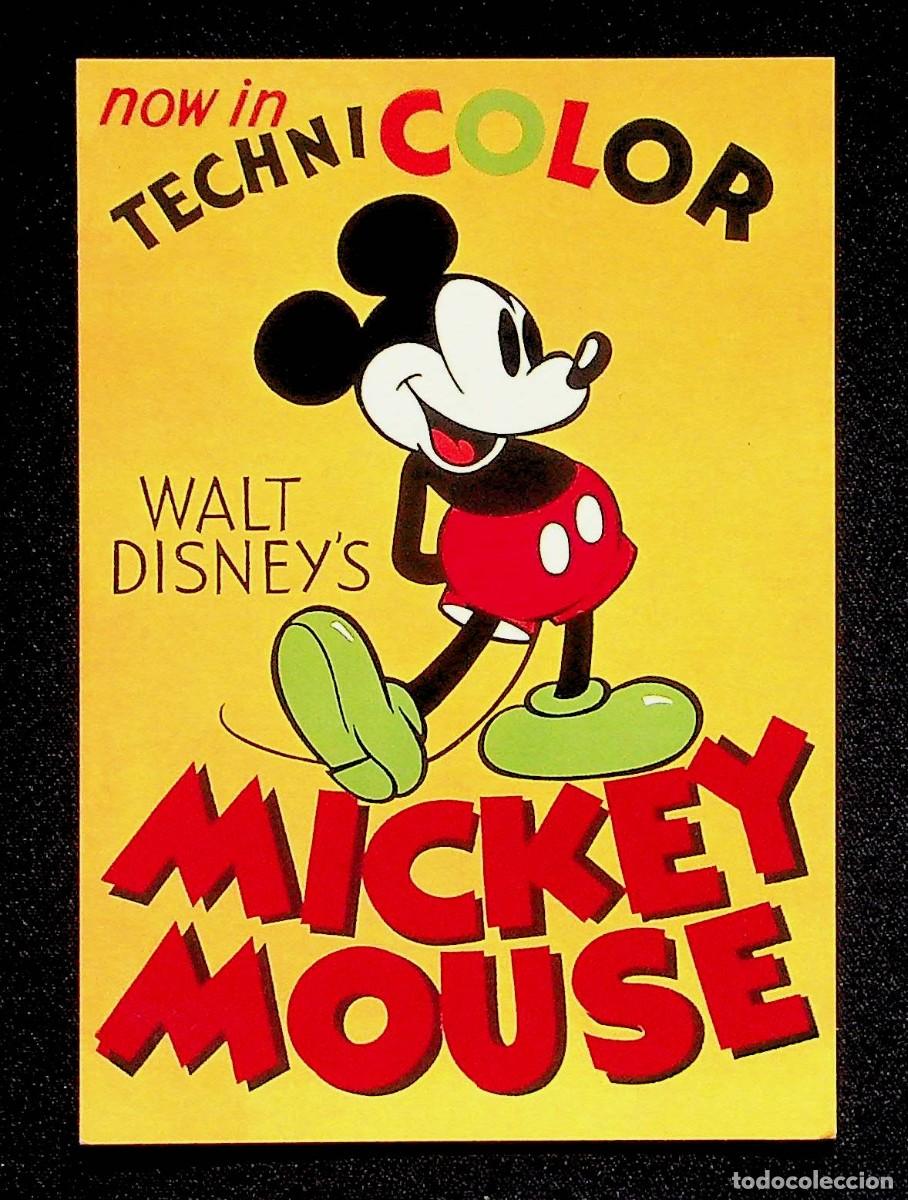 Postales: POSTAL. A. 29 MICKEY MOUSE. NOW IN TECHNICOLOR. SONISMERCHANDISING.COM