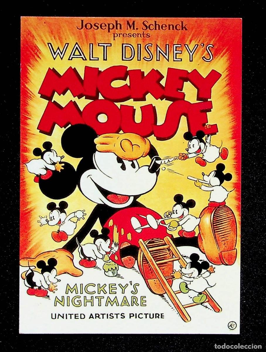 Postales: POSTAL. A. 26 MICKEY MOUSE. MICKEY'S NIGHTMARE. SONISMERCHANDISING.COM