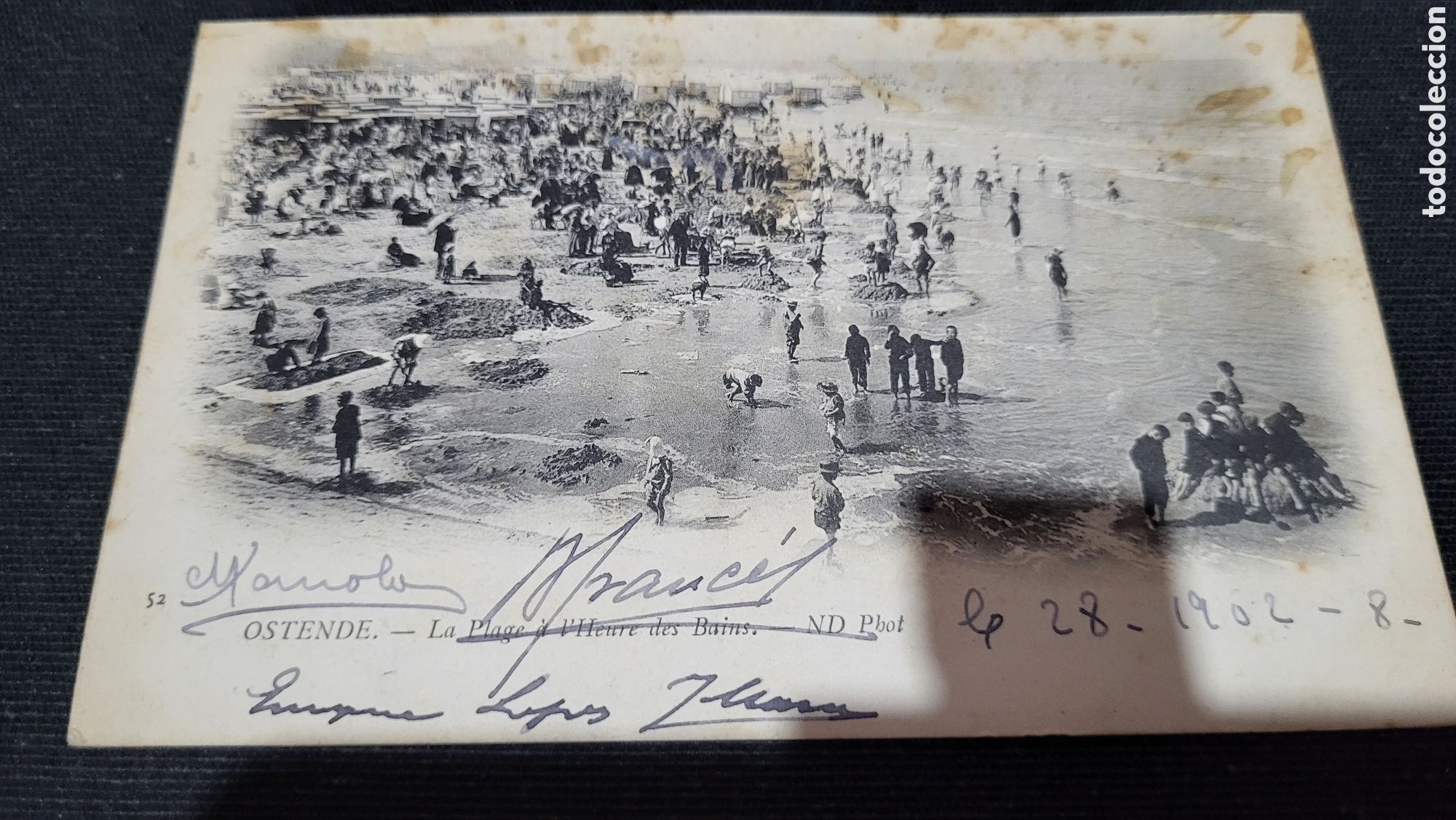 Postales: Tarjeta Postal usada Ostende 1992 - Foto 1