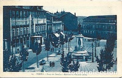 Postales: Portugal ** & Postal, Oporto, Pra&ccedil;a da Batalha y Edificio General de Correos (14) - Foto 1