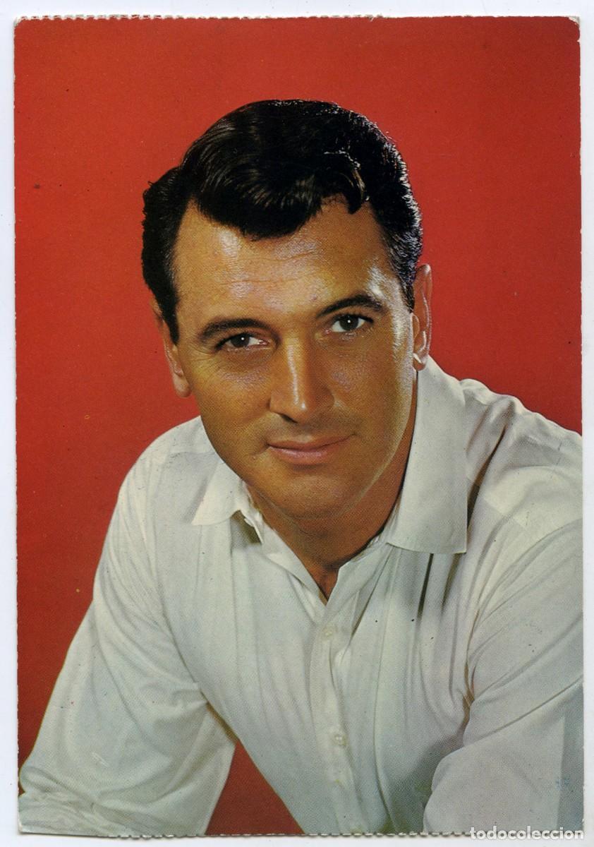 Postales: ANTIGUA POSTAL ROCK HUDSON - Foto 1