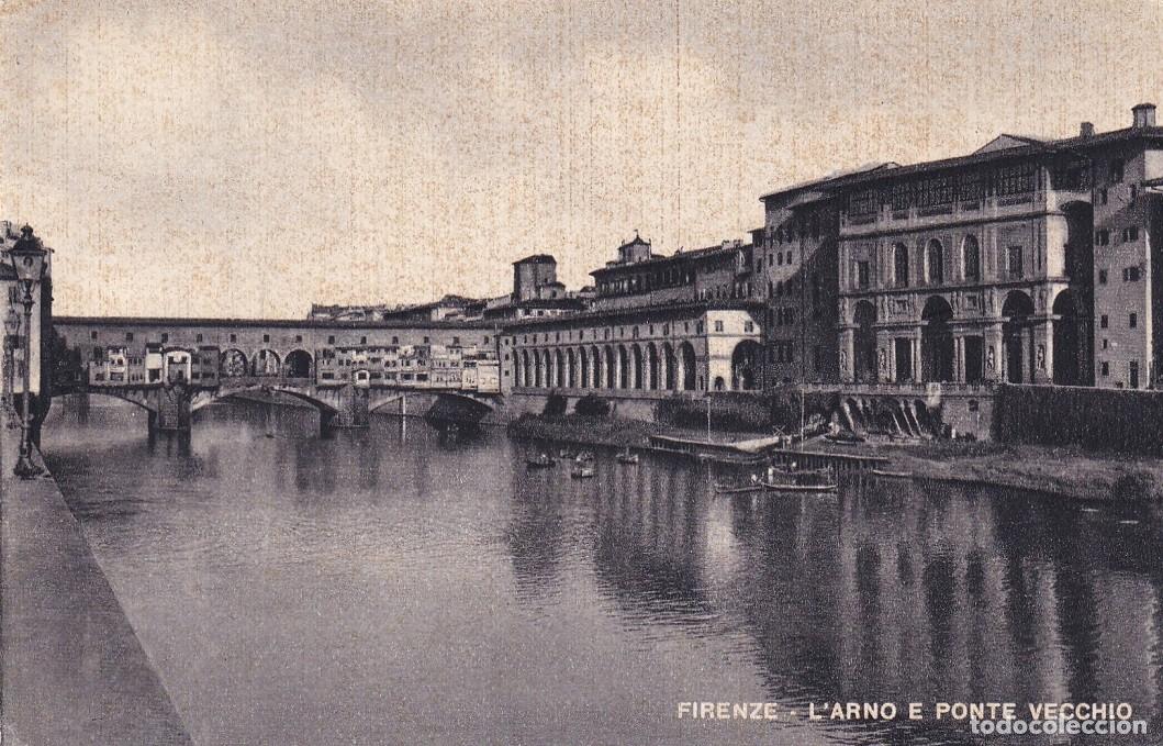 Postales: Firenze - L Arno e ponte Vecchio - Foto 1