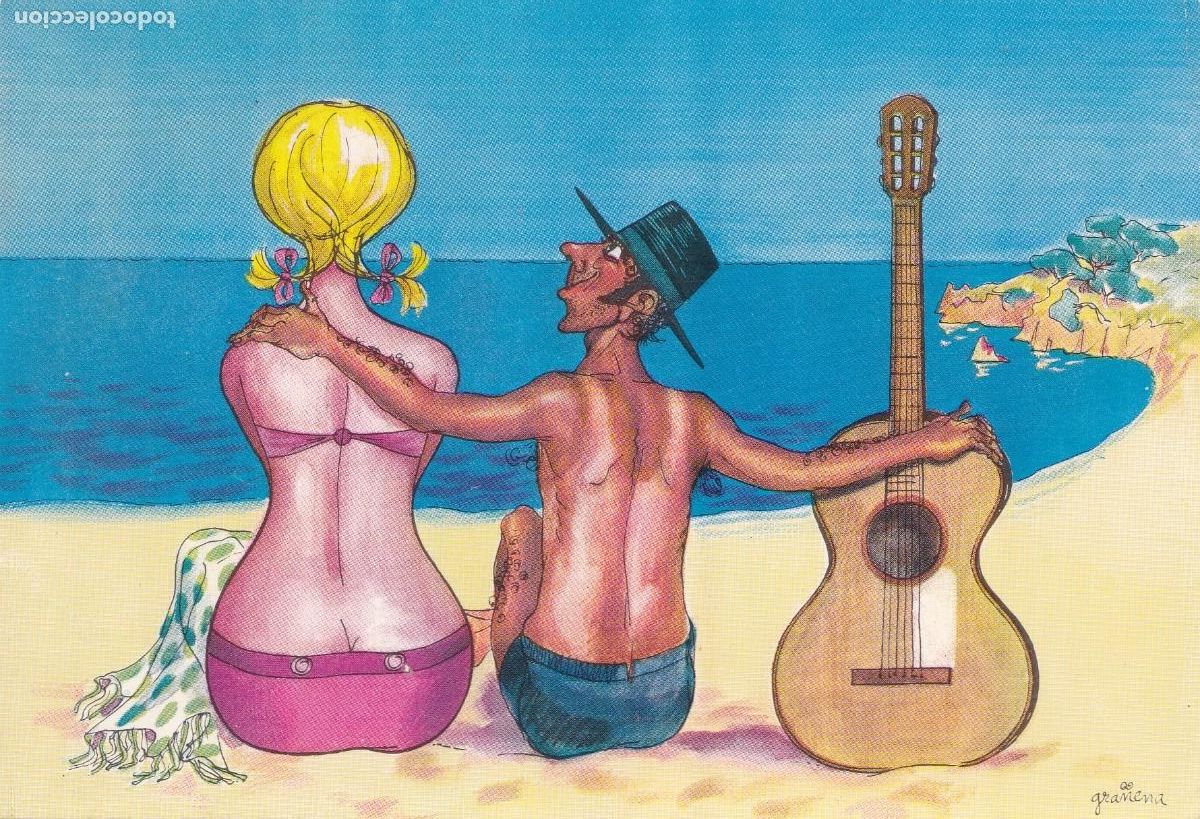 Postales: POSTAL ESPA&Ntilde;A - SPANISTYP TYPICAL SPANISH - SOL Y PLAYA - BARCELONA - Foto 1