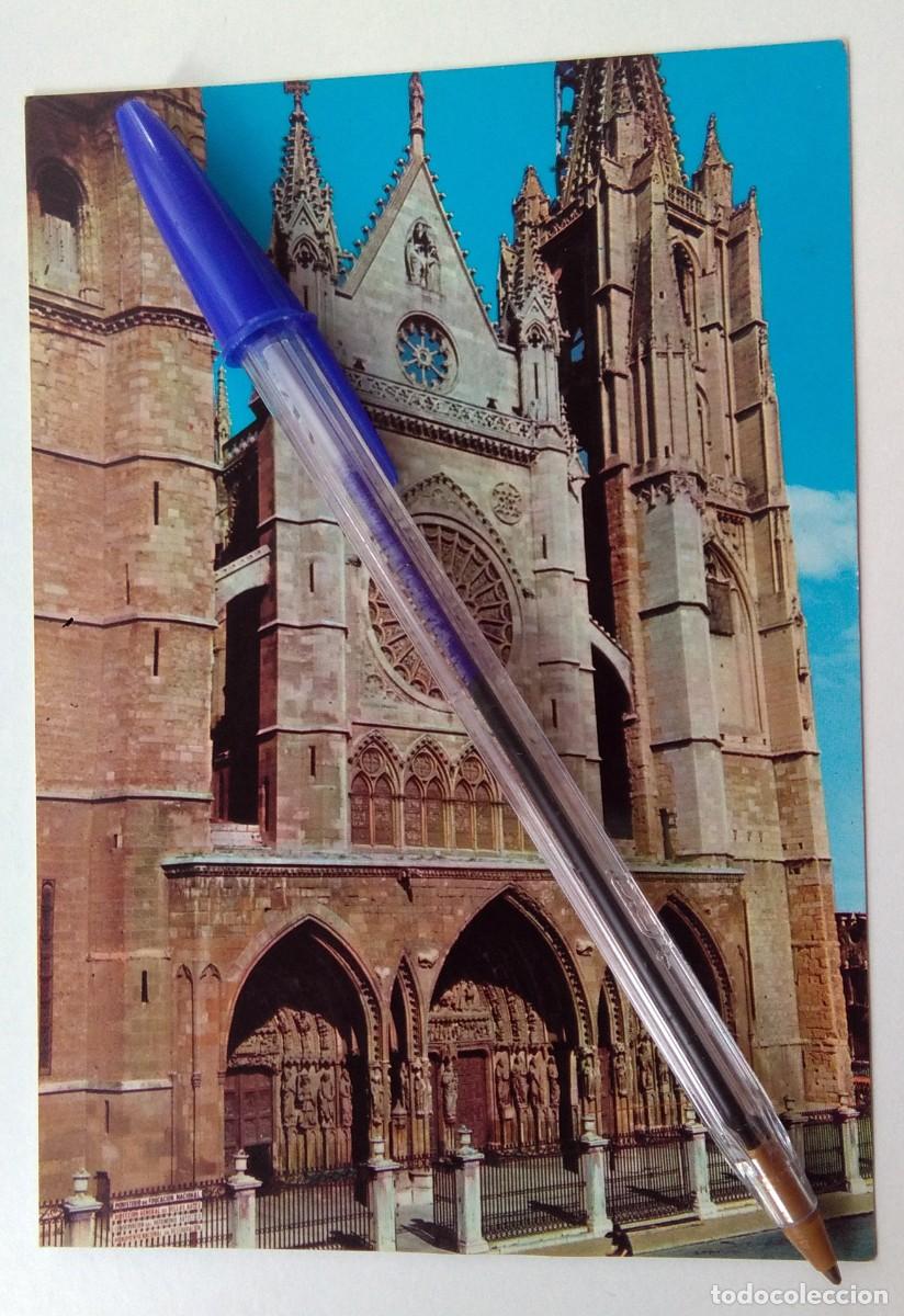 Postales: POSTAL CATEDRAL DE LE&Oacute;N - FACHADA PRINCIPAL