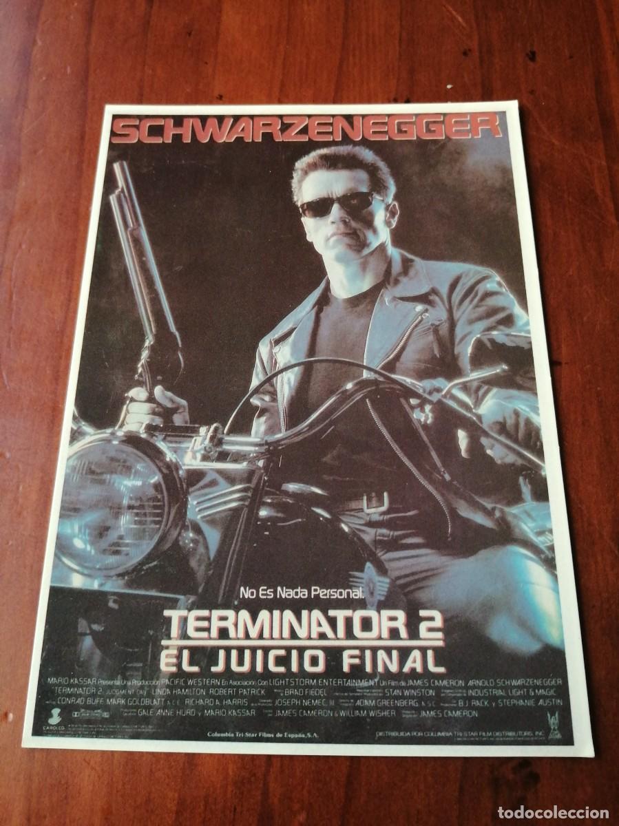 Postales: POSTAL SCHWARZENEGGER TERMINATOR 2 EL JUICIO FINAL EDITIONS MERCURI - Foto 1