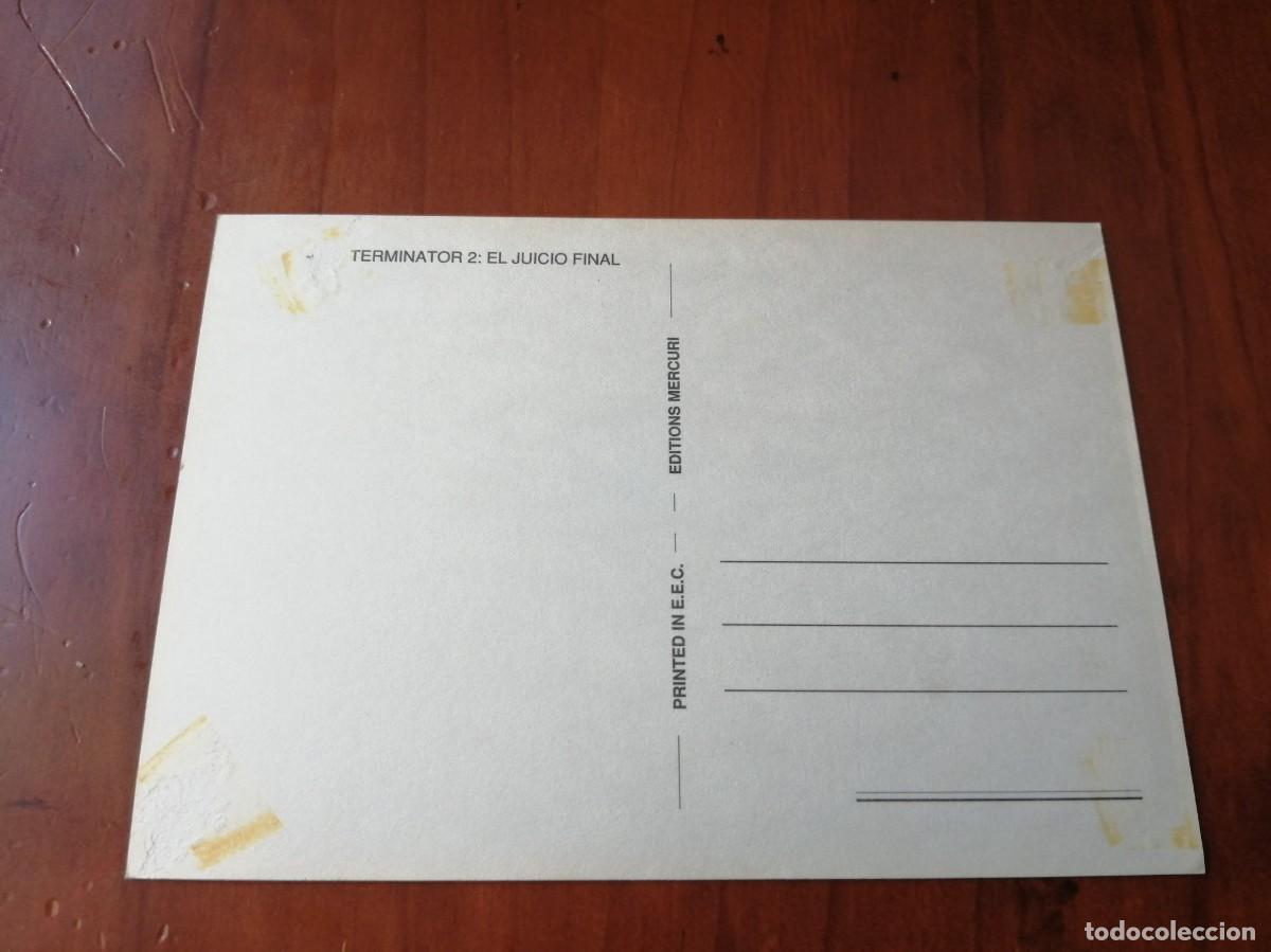 Postales: POSTAL SCHWARZENEGGER TERMINATOR 2 EL JUICIO FINAL EDITIONS MERCURI - Foto 2