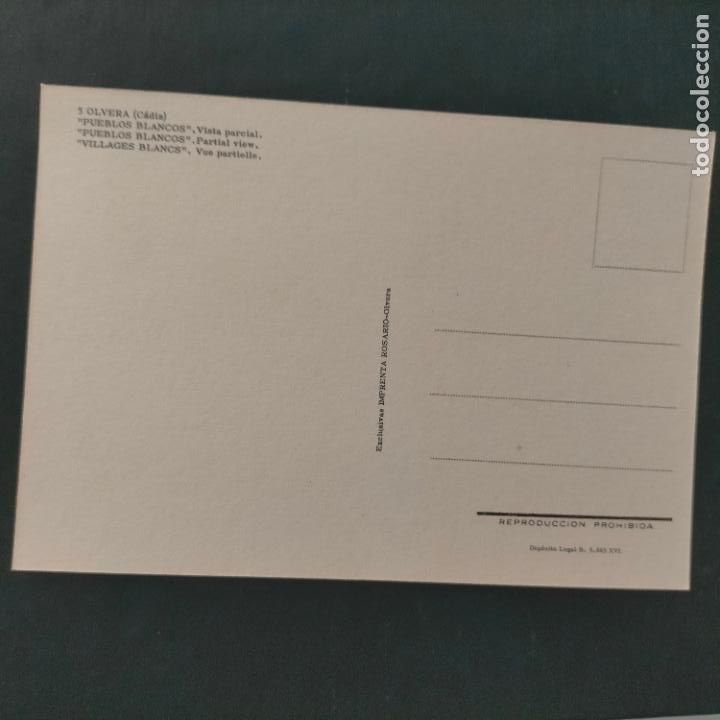 Postales: postal vista de olvera cadiz - exclusivas ediciones rosario - Foto 2