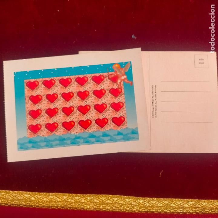 Cartoline: POSTAL A&Ntilde;OS 90S BLUME CON IMAGEN EN 3D TRES DIMENSIONES 3 D