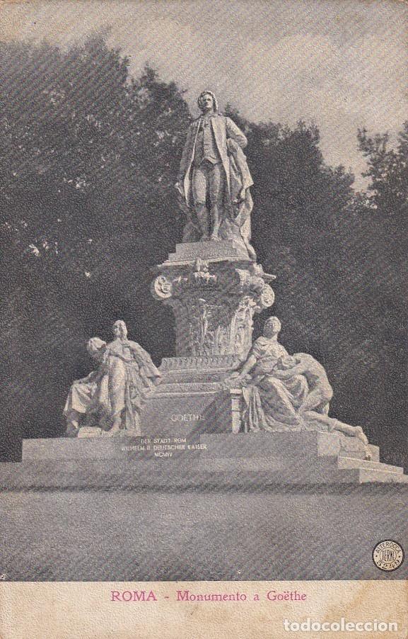Postales: Roma - Monumento a Go&euml;the - Foto 1