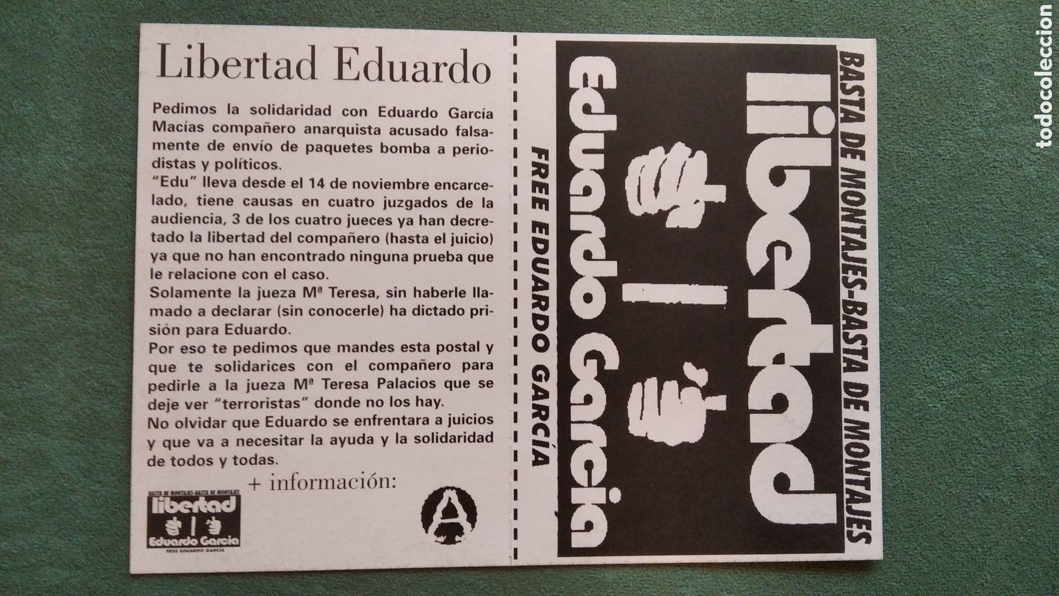 Postales: Eduardo Garc&iacute;a Libertad - Foto 1