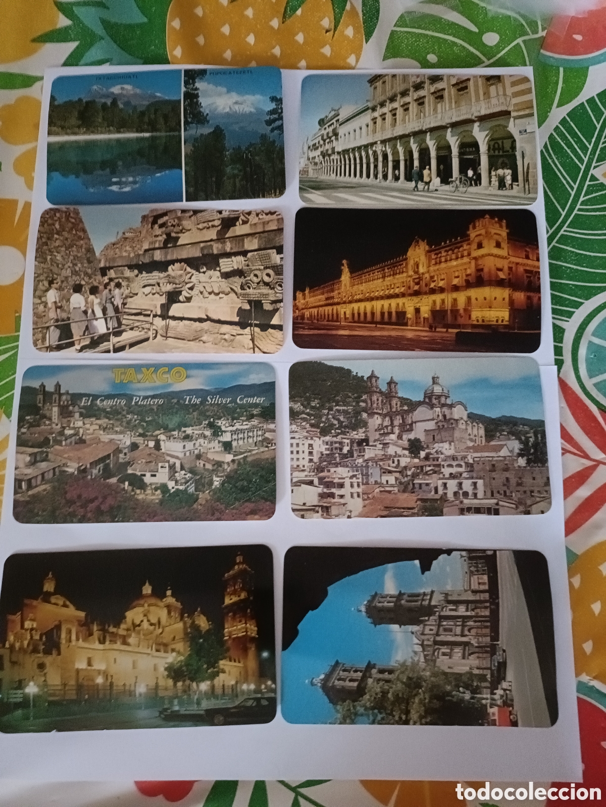 Cartoline: 8 Postales M&eacute;xico (D&eacute;cada 1.970)