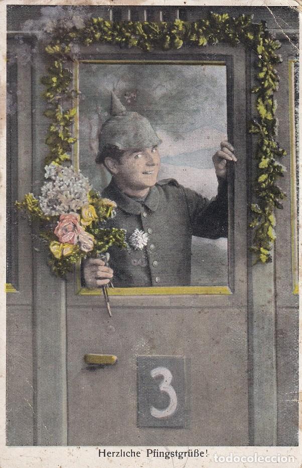 Postales: Herzliche Pfingstgr&uuml;sse! - Feldpoststation 1916 - Foto 1