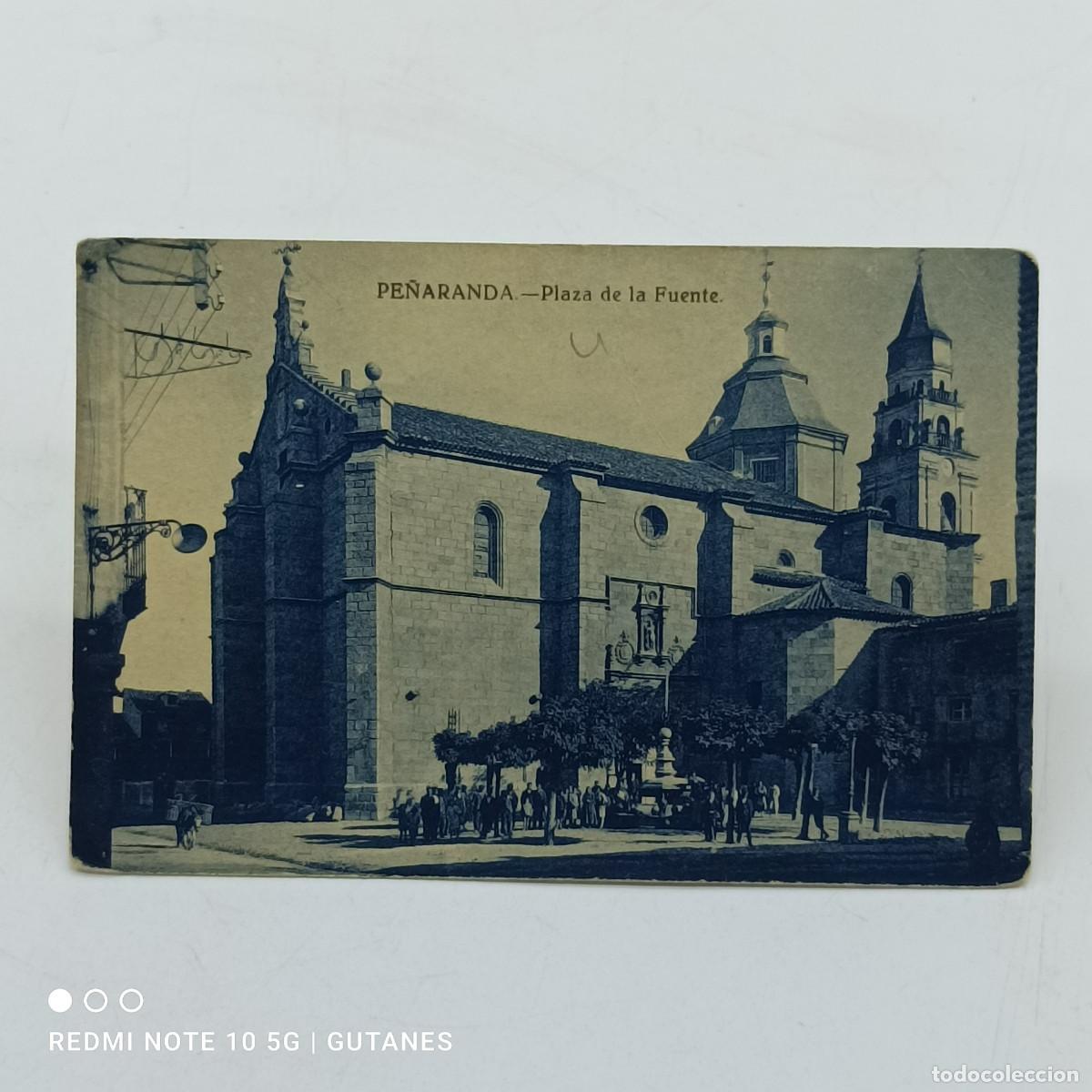 Postcards: POSTAL PE&Ntilde;ARANDA- PLAZA DE LA FUENTE