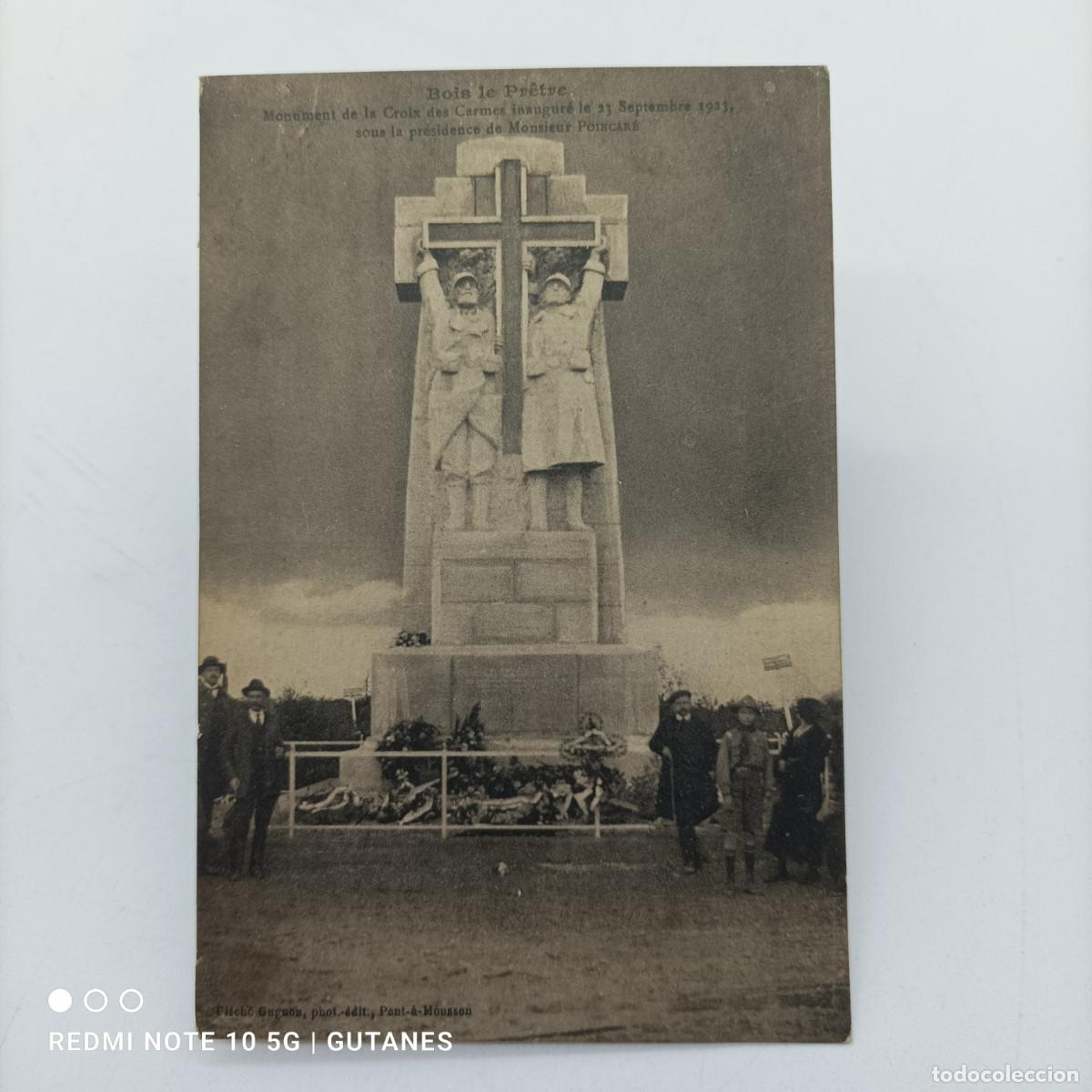 Postales: POSTAL MONUMENTO DE LOS CAIDOS -FRANCIA - Foto 1