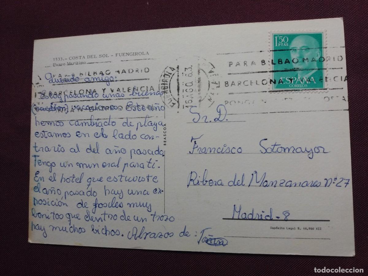 Postales: postal postal fuengirola 1533 paseo mar&iacute;timo - Foto 2